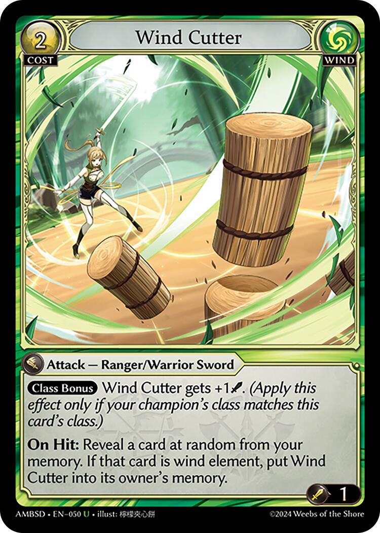 Wind Cutter (050) [Mortal Ambition Starter Decks] | Card Merchant Takapuna