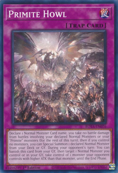 Primite Howl [ROTA-EN076] Common | Card Merchant Takapuna