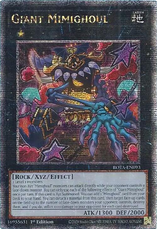 Giant Mimighoul (Quarter Century Secret Rare) [ROTA-EN093] Quarter Century Secret Rare | Card Merchant Takapuna