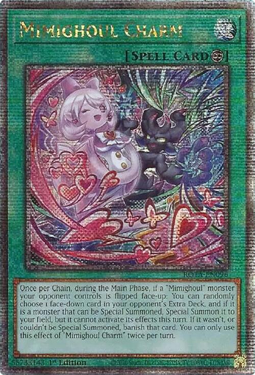 Mimighoul Charm (Quarter Century Secret Rare) [ROTA-EN096] Quarter Century Secret Rare | Card Merchant Takapuna