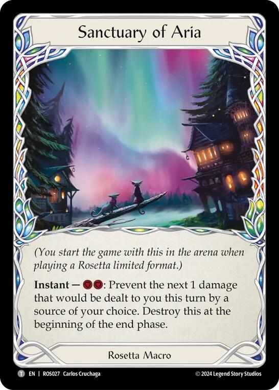 Sanctuary of Aria // Florian, Rotwood Harbinger (Center) [ROSPZL23] (Rosetta) | Card Merchant Takapuna