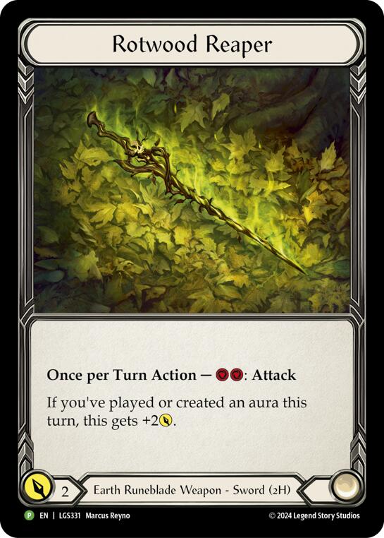 Rotwood Reaper [LGS331] (Promo)  Rainbow Foil | Card Merchant Takapuna
