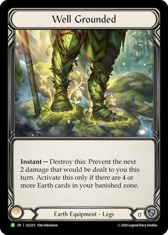 Well Grounded [LGS313] (Promo)  Rainbow Foil | Card Merchant Takapuna