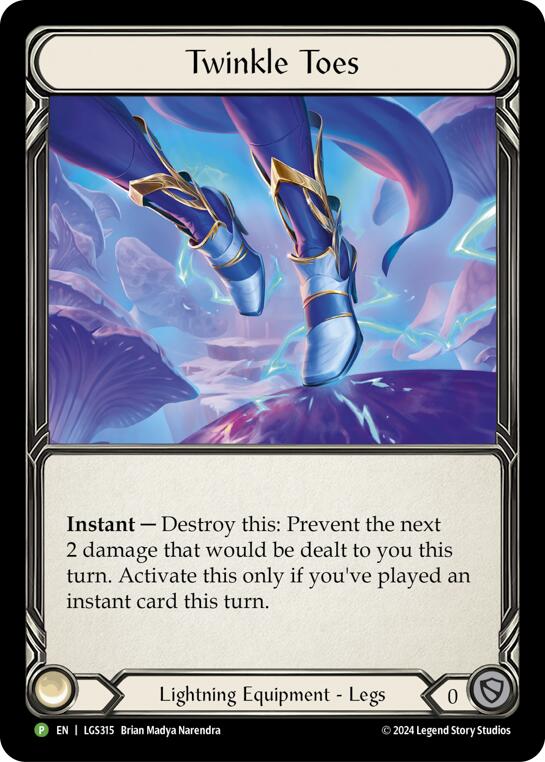 Twinkle Toes [LGS315] (Promo)  Rainbow Foil | Card Merchant Takapuna
