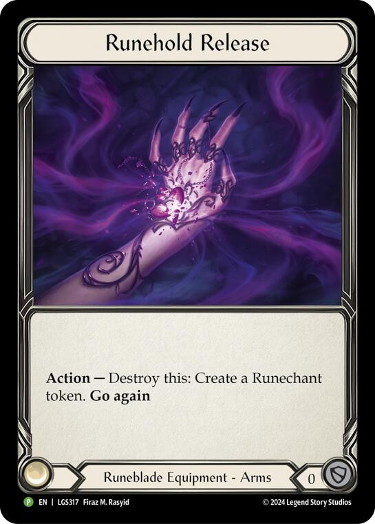Runehold Release [LGS317] (Promo)  Rainbow Foil | Card Merchant Takapuna