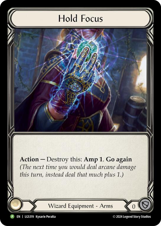 Hold Focus - LGS319 [LGS319] (Promo)  Rainbow Foil | Card Merchant Takapuna