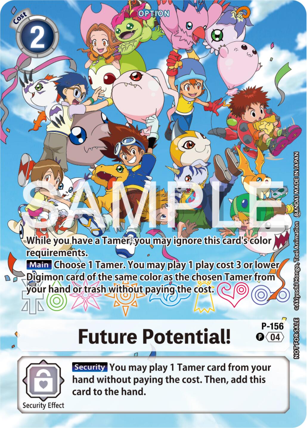 Future Potential! [P-156] (25th Anniversary Digimon Adventure) [Promotional Cards] | Card Merchant Takapuna