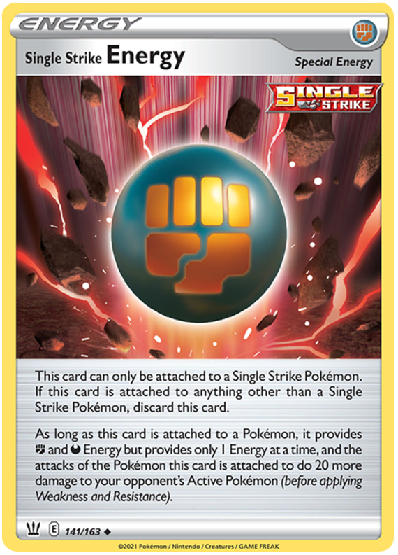 Single Strike Energy (141/163) [Sword & Shield: Battle Styles] | Card Merchant Takapuna
