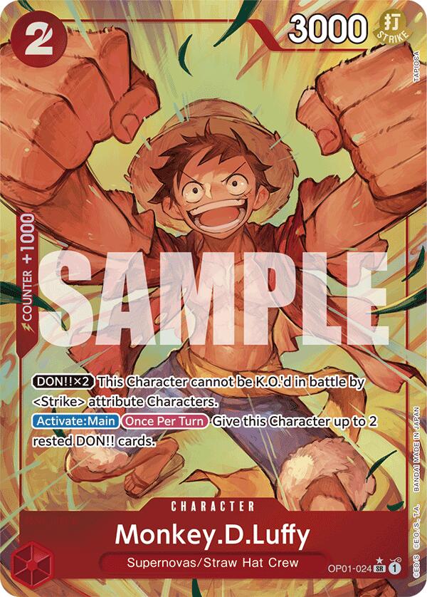 Monkey.D.Luffy (OP01-024) [Premium Booster -The Best-] | Card Merchant Takapuna