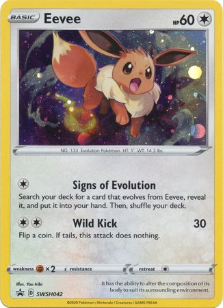 Eevee (SWSH042) [Sword & Shield: Black Star Promos] | Card Merchant Takapuna