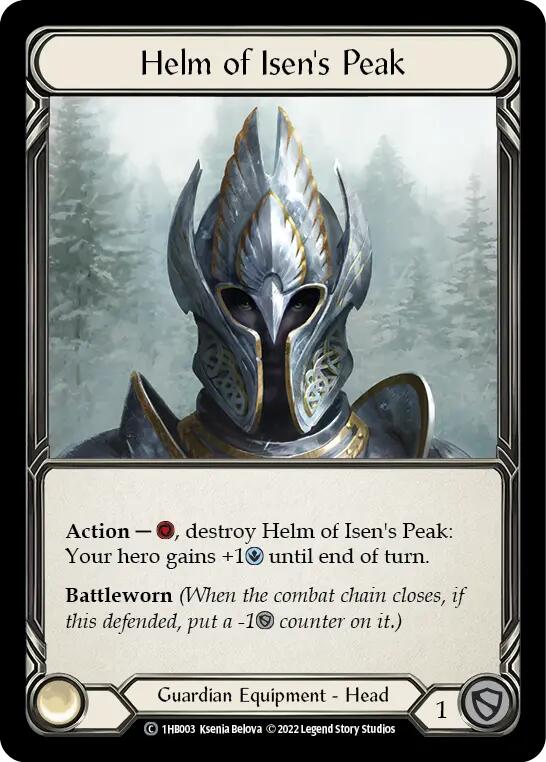 Helm of Isen's Peak [1HB003] (History Pack 1 Bravo Blitz Deck) | Card Merchant Takapuna