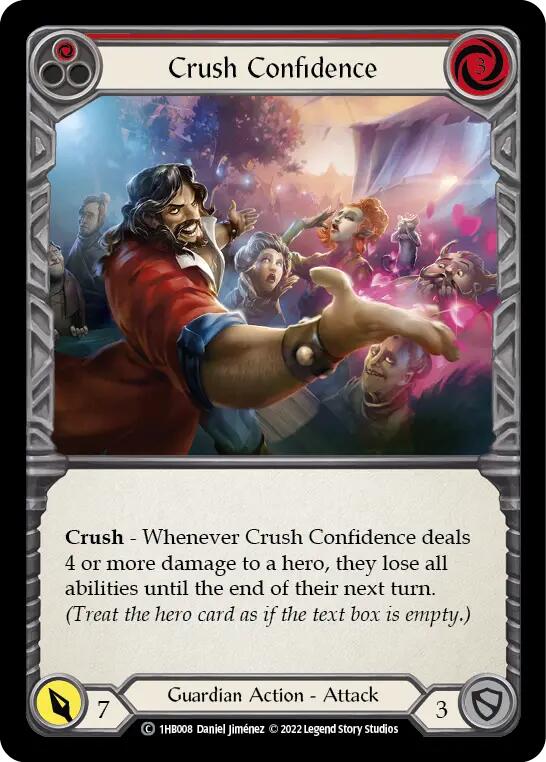 Crush Confidence (Red) [1HB008] (History Pack 1 Bravo Blitz Deck) | Card Merchant Takapuna