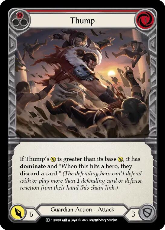 Thump (Red) [1HB010] (History Pack 1 Bravo Blitz Deck) | Card Merchant Takapuna