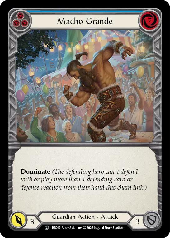 Macho Grande (Blue) [1HB019] (History Pack 1 Bravo Blitz Deck) | Card Merchant Takapuna