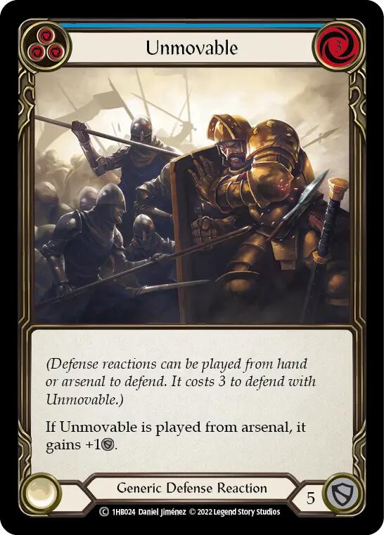 Unmovable (Blue) [1HB024] (History Pack 1 Bravo Blitz Deck) | Card Merchant Takapuna