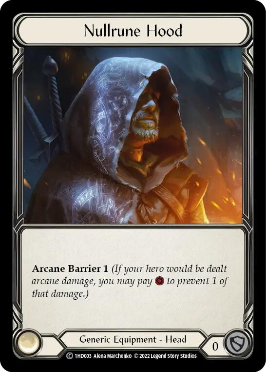 Nullrune Hood [1HD003] (History Pack 1 Dash Blitz Deck) | Card Merchant Takapuna