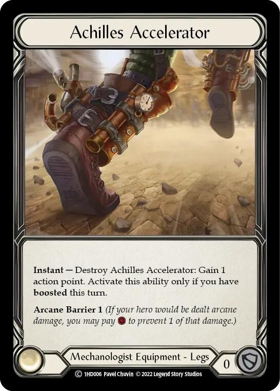 Achilles Accelerator [1HD006] (History Pack 1 Dash Blitz Deck) | Card Merchant Takapuna