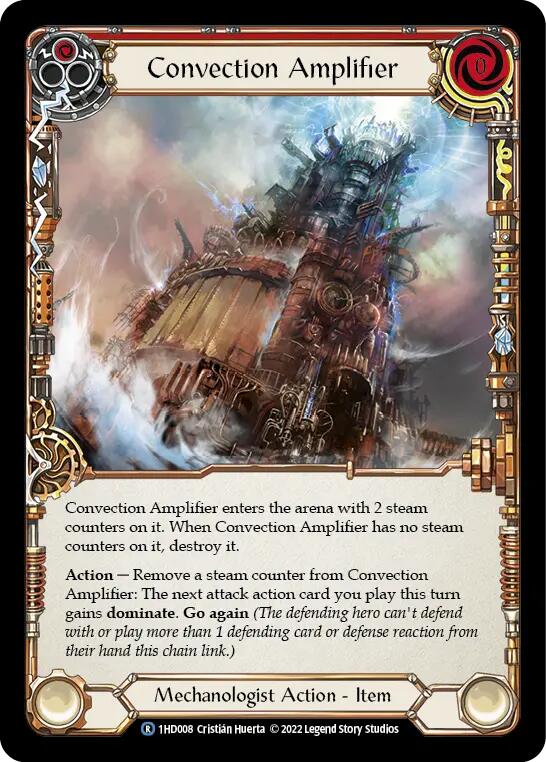 Convection Amplifier (Red) [1HD008] (History Pack 1 Dash Blitz Deck) | Card Merchant Takapuna