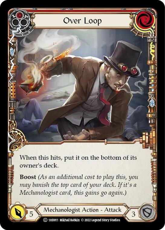 Over Loop (Red) [1HD011] (History Pack 1 Dash Blitz Deck) | Card Merchant Takapuna