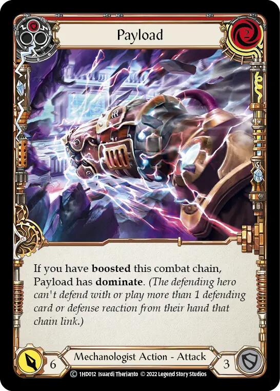 Payload (Red) [1HD012] (History Pack 1 Dash Blitz Deck) | Card Merchant Takapuna