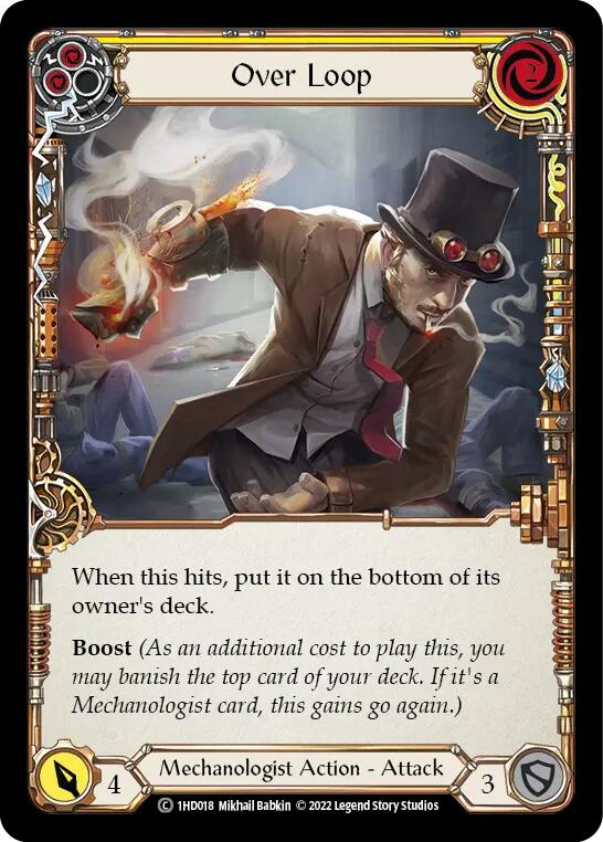 Over Loop (Yellow) [1HD018] (History Pack 1 Dash Blitz Deck) | Card Merchant Takapuna
