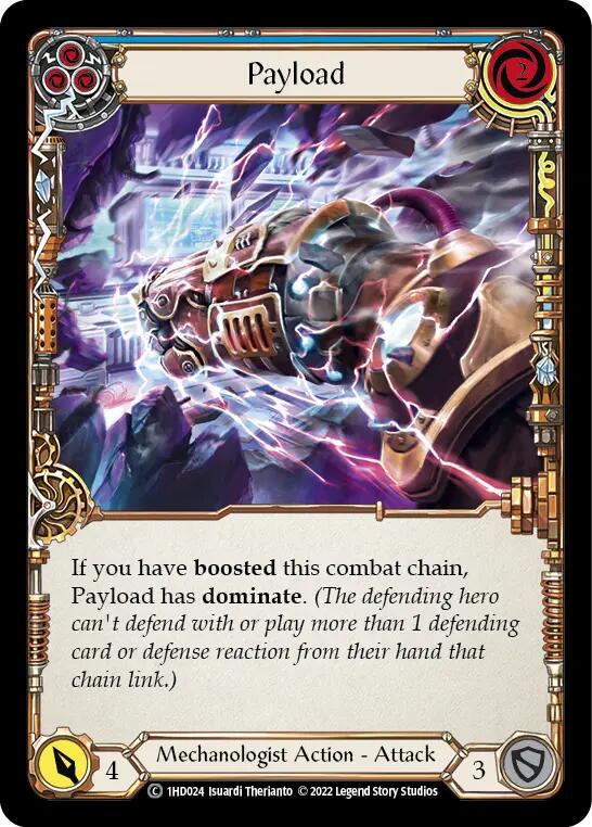 Payload (Blue) [1HD024] (History Pack 1 Dash Blitz Deck) | Card Merchant Takapuna