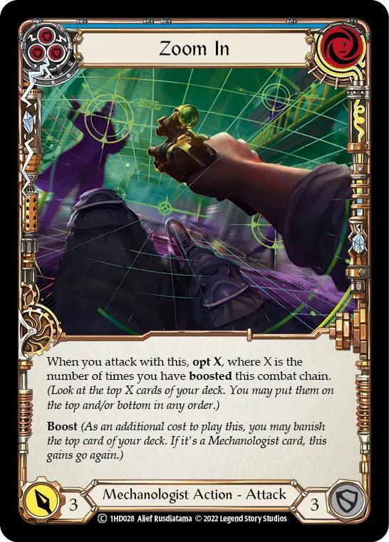 Zoom In (Blue) [1HD028] (History Pack 1 Dash Blitz Deck) | Card Merchant Takapuna