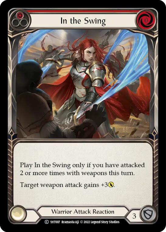 In the Swing (Red) [1HT007] (History Pack 1 Dorinthea Blitz Deck) | Card Merchant Takapuna