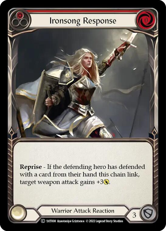 Ironsong Response (Red) [1HT008] (History Pack 1 Dorinthea Blitz Deck) | Card Merchant Takapuna