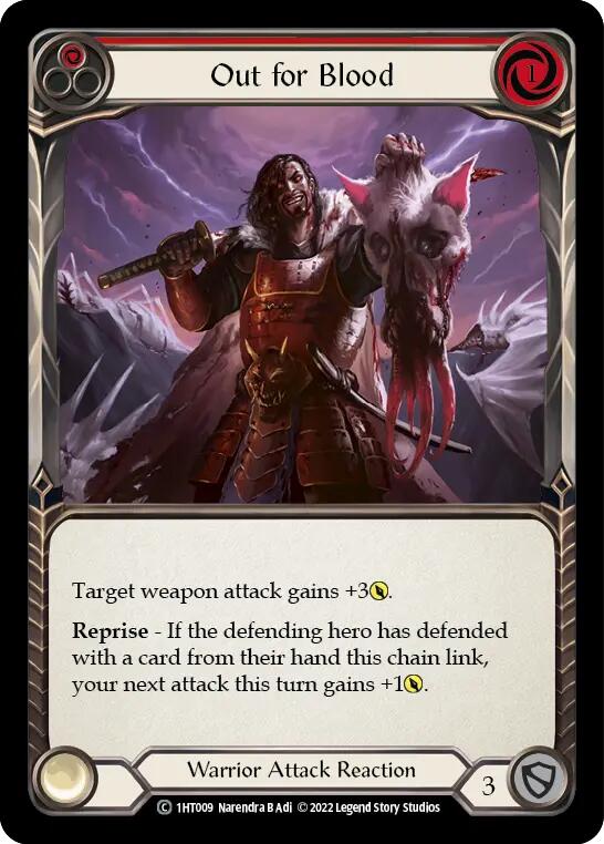 Out for Blood (Red) [1HT009] (History Pack 1 Dorinthea Blitz Deck) | Card Merchant Takapuna