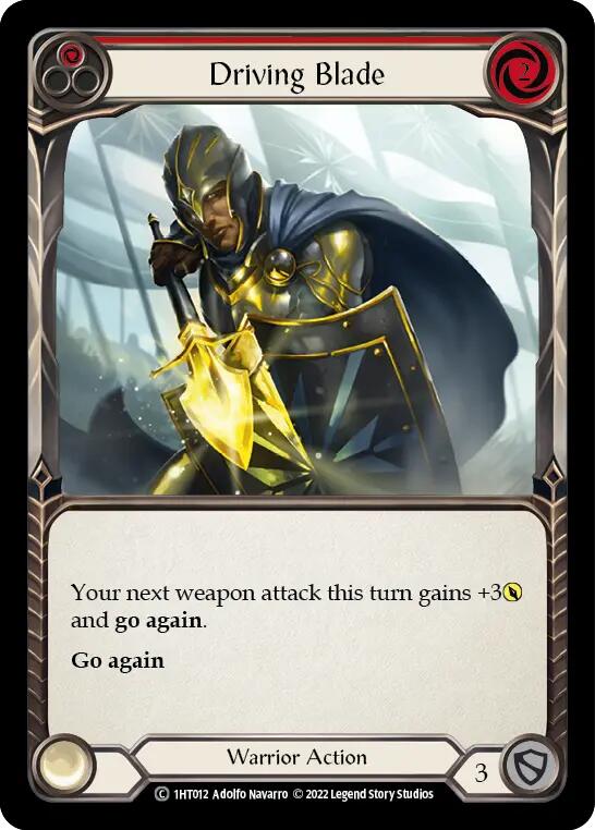 Driving Blade (Red) [1HT012] (History Pack 1 Dorinthea Blitz Deck) | Card Merchant Takapuna