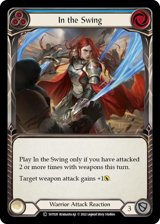 In the Swing (Blue) [1HT020] (History Pack 1 Dorinthea Blitz Deck) | Card Merchant Takapuna