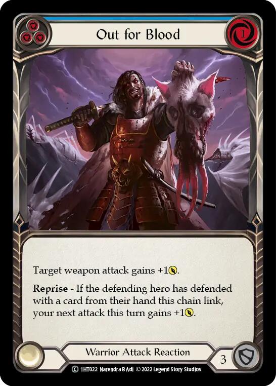 Out for Blood (Blue) [1HT022] (History Pack 1 Dorinthea Blitz Deck) | Card Merchant Takapuna