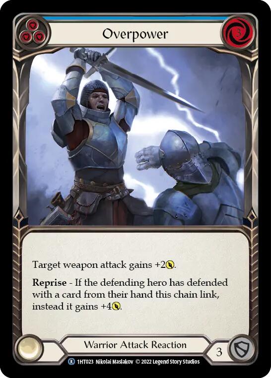Overpower (Blue) [1HT023] (History Pack 1 Dorinthea Blitz Deck) | Card Merchant Takapuna