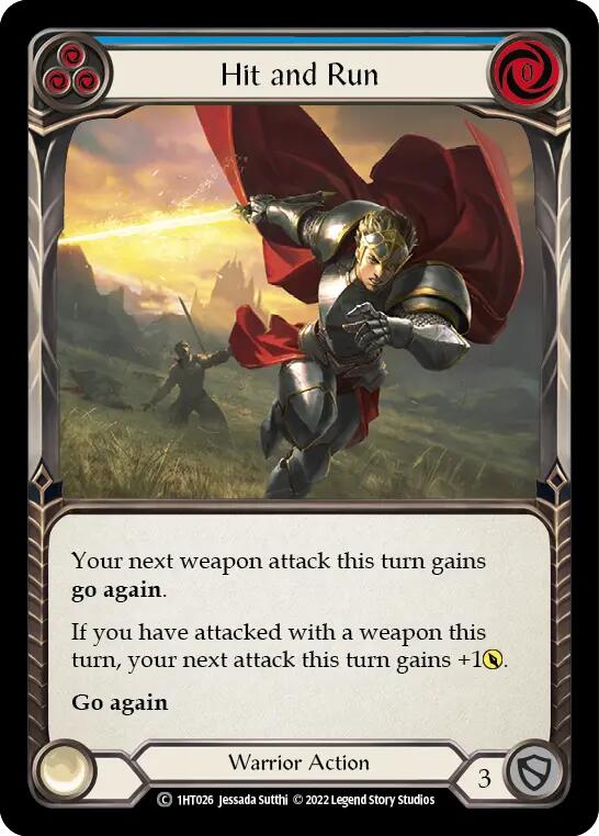Hit and Run (Blue) [1HT026] (History Pack 1 Dorinthea Blitz Deck) | Card Merchant Takapuna