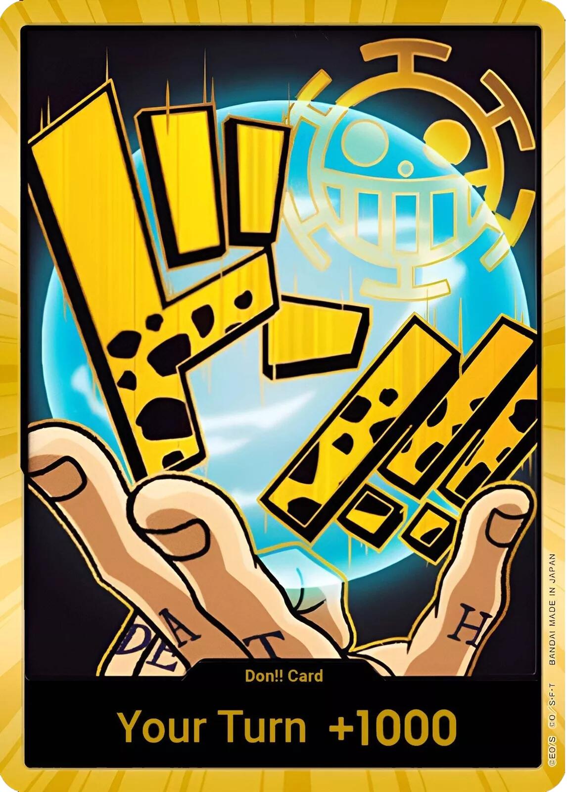 DON!! Card (Trafalgar Law) (Gold) [Premium Booster -The Best-] | Card Merchant Takapuna