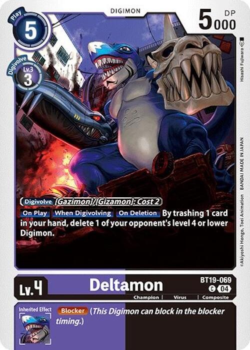 Deltamon [BT19-069] [Release Special Booster Ver.2.0] | Card Merchant Takapuna