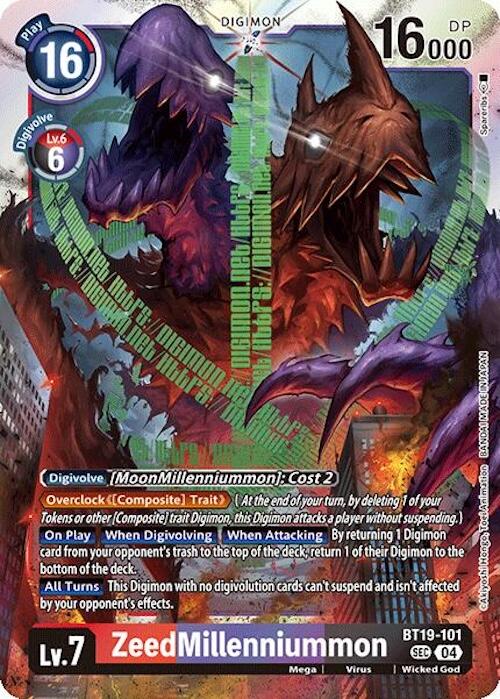 ZeedMillenniummon [BT19-101] [Release Special Booster Ver.2.5] | Card Merchant Takapuna