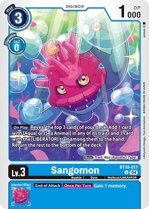 Sangomon [BT19-017] [Release Special Booster Ver.2.0] | Card Merchant Takapuna