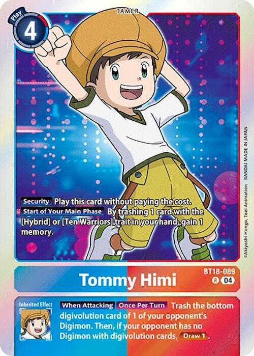Tommy Himi [BT18-089] [Release Special Booster Ver.2.0] | Card Merchant Takapuna