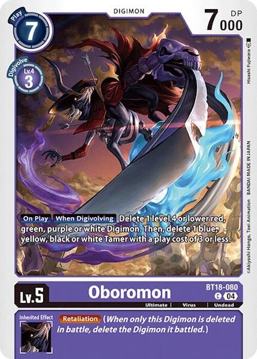 Oboromon [BT18-080] [Release Special Booster Ver.2.0] | Card Merchant Takapuna