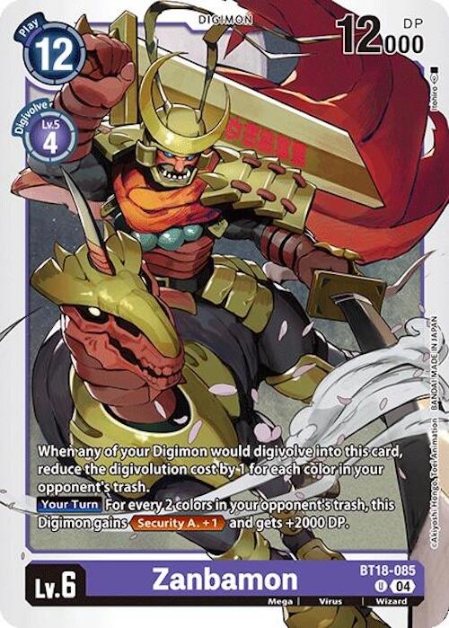 Zanbamon [BT18-085] [Release Special Booster Ver.2.0] | Card Merchant Takapuna