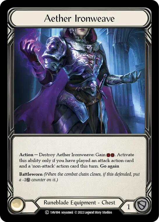 Aether Ironweave [1HV004] (Historic Pack 1 Blitz Deck Viserai) | Card Merchant Takapuna