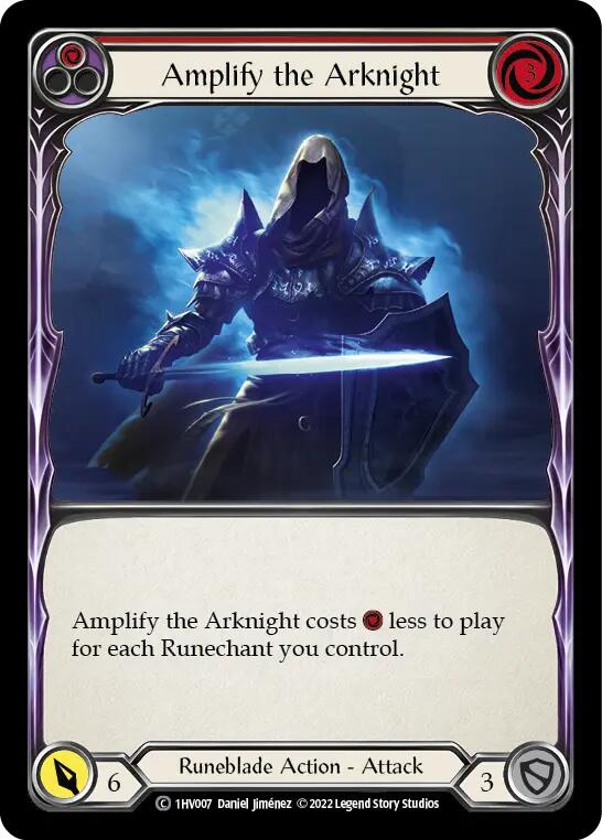 Amplify the Arknight (Red) [1HV007] (Historic Pack 1 Blitz Deck Viserai) | Card Merchant Takapuna