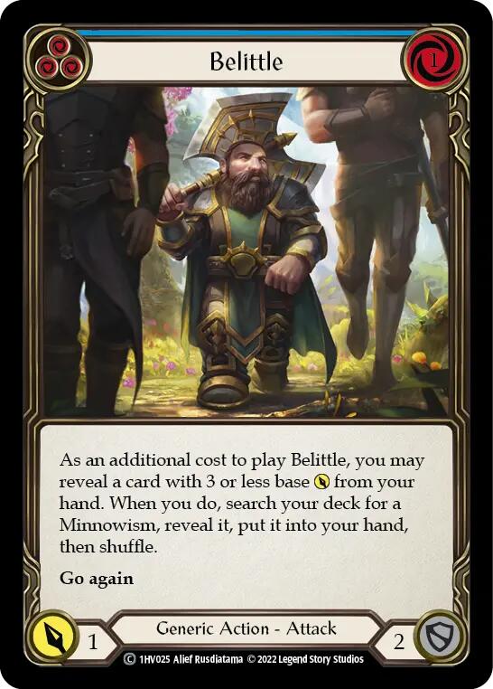 Belittle (Blue) [1HV025] (Historic Pack 1 Blitz Deck Viserai) | Card Merchant Takapuna