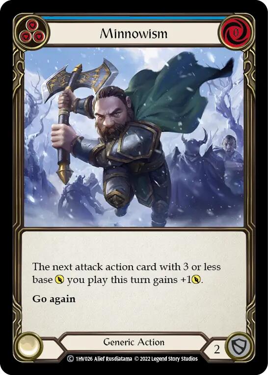 Minnowism (Blue) [1HV026] (Historic Pack 1 Blitz Deck Viserai) | Card Merchant Takapuna