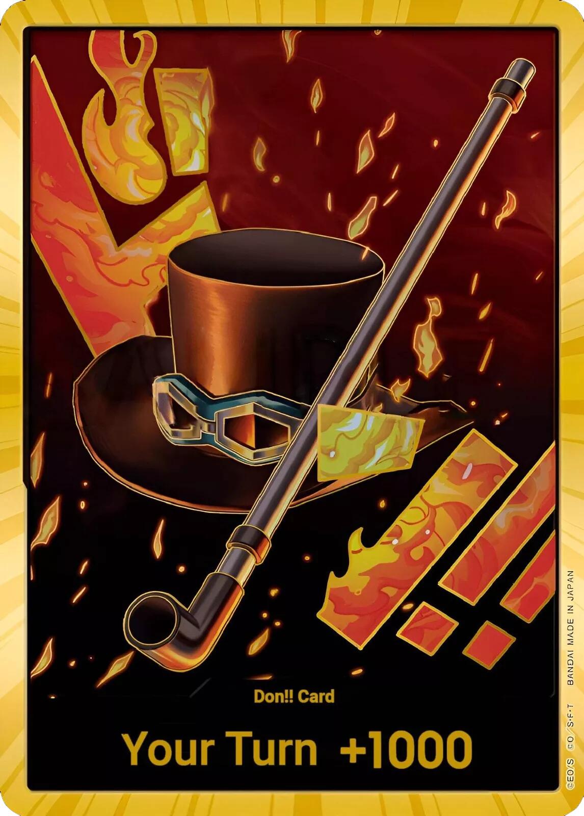 DON!! Card (Sabo) (Gold) [Premium Booster -The Best-] | Card Merchant Takapuna
