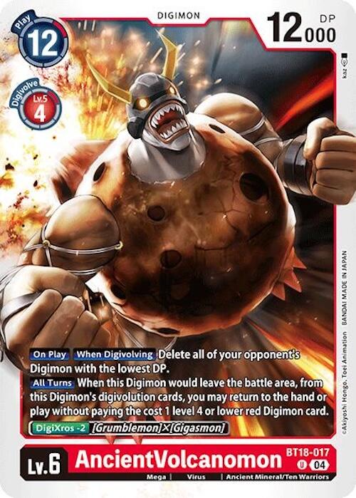 AncientVolcanomon [BT18-017] [Release Special Booster Ver.2.0] | Card Merchant Takapuna
