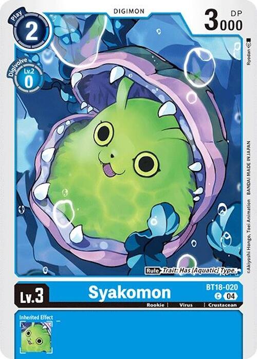 Syakomon [BT18-020] [Release Special Booster Ver.2.0] | Card Merchant Takapuna