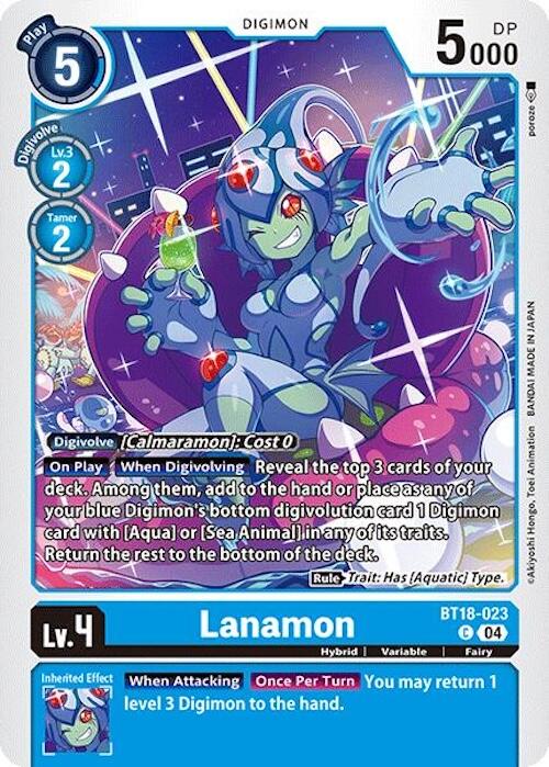 Lanamon [BT18-023] [Release Special Booster Ver.2.0] | Card Merchant Takapuna
